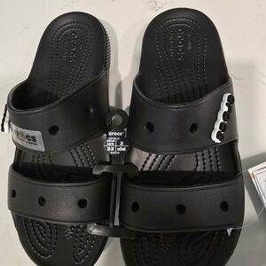 Crocs Black Slide Sandals
